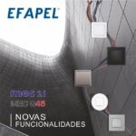 Efapel mec21, Efapel meq45, Efapel Novas Funcionalidades, mecanismos efapel, efapel mecanismos