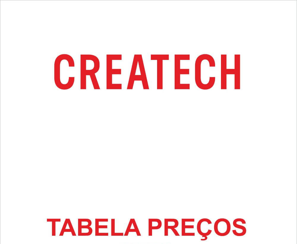 createch, createch tabela de preços, tabela de preços createch, createch 2025, preços createch, luminária createch, bloco autónomo createch, armadura createch,
